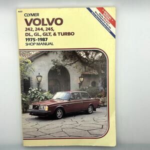 Clymer Volvo 242 244 245 DL GL GLT Turbo Shop Manual 1975–1987 – Lightly Used